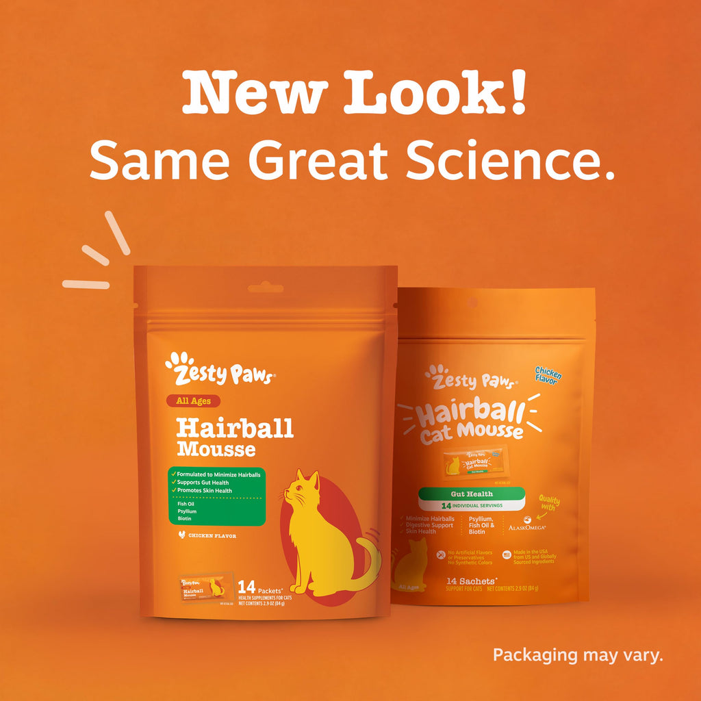 Chicken Omega 3 Cat Hairball Mousse 14 Ct O877356