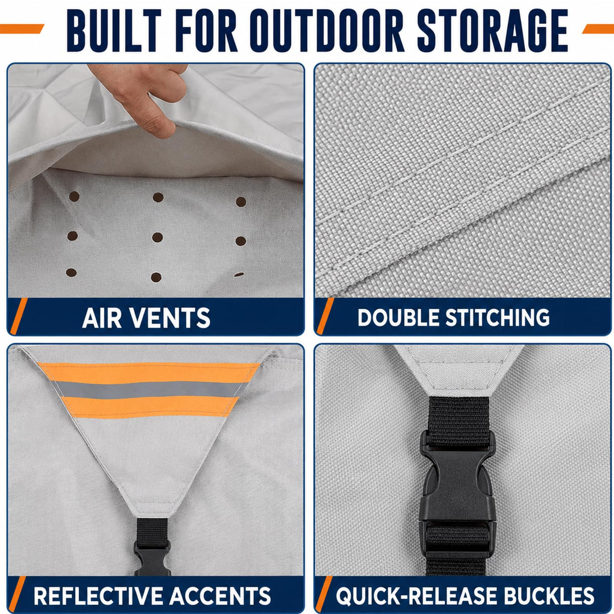 420D Oxford Pop Up Camper Cover L147