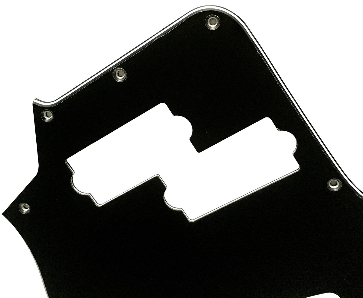 Electric Guitar Pickguard 3 Ply Black V2870