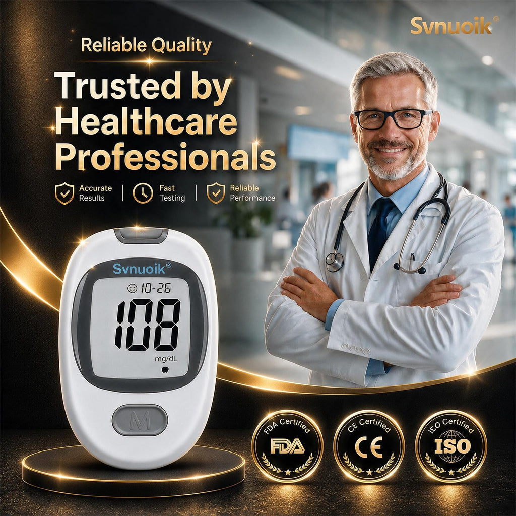 Blood Glucose Monitor Kit with 100 Strips & Lancets U694325