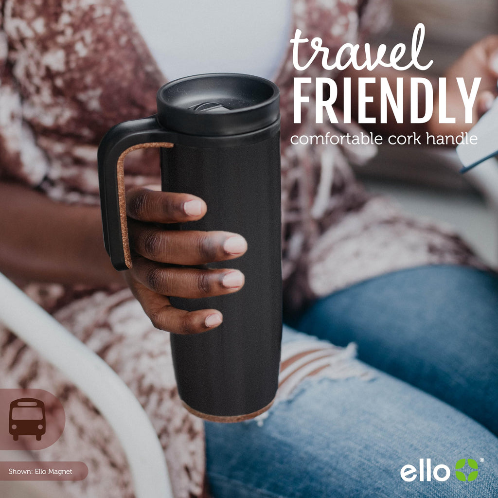 18oz Insulated Stainless Steel Travel Mug with Handle N140