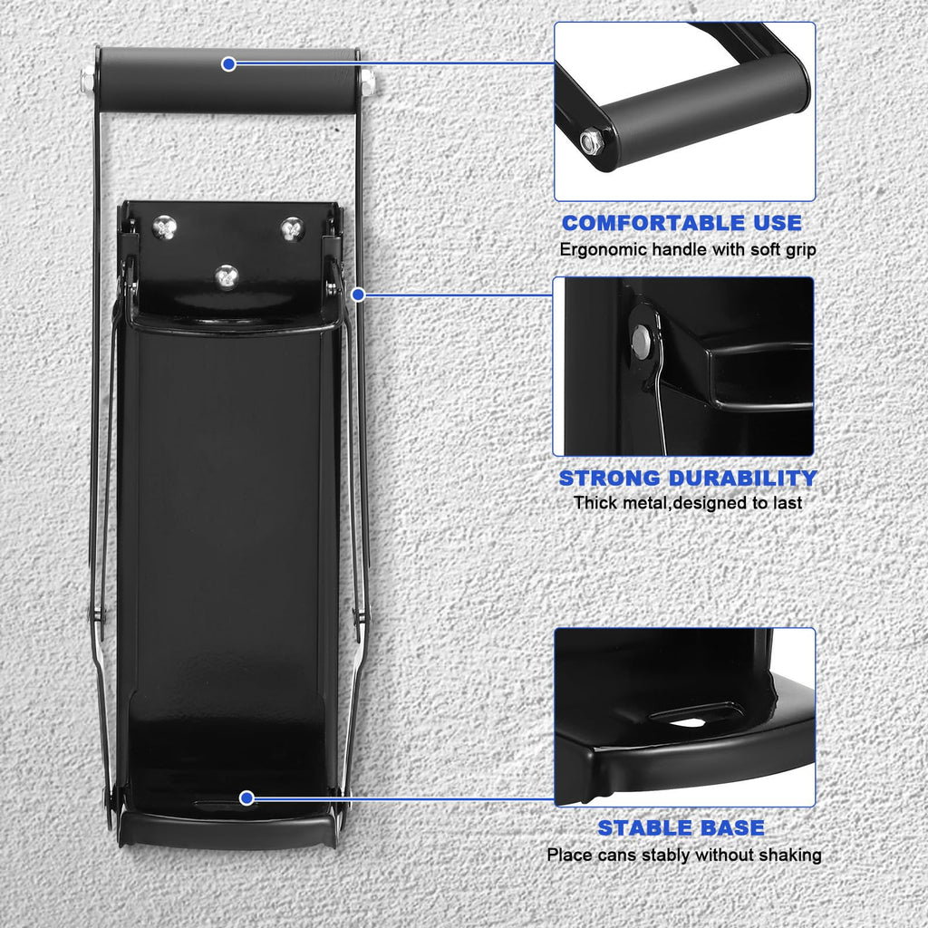 Heavy Duty Wall Mounted Can Crusher with Bottle Opener E5571