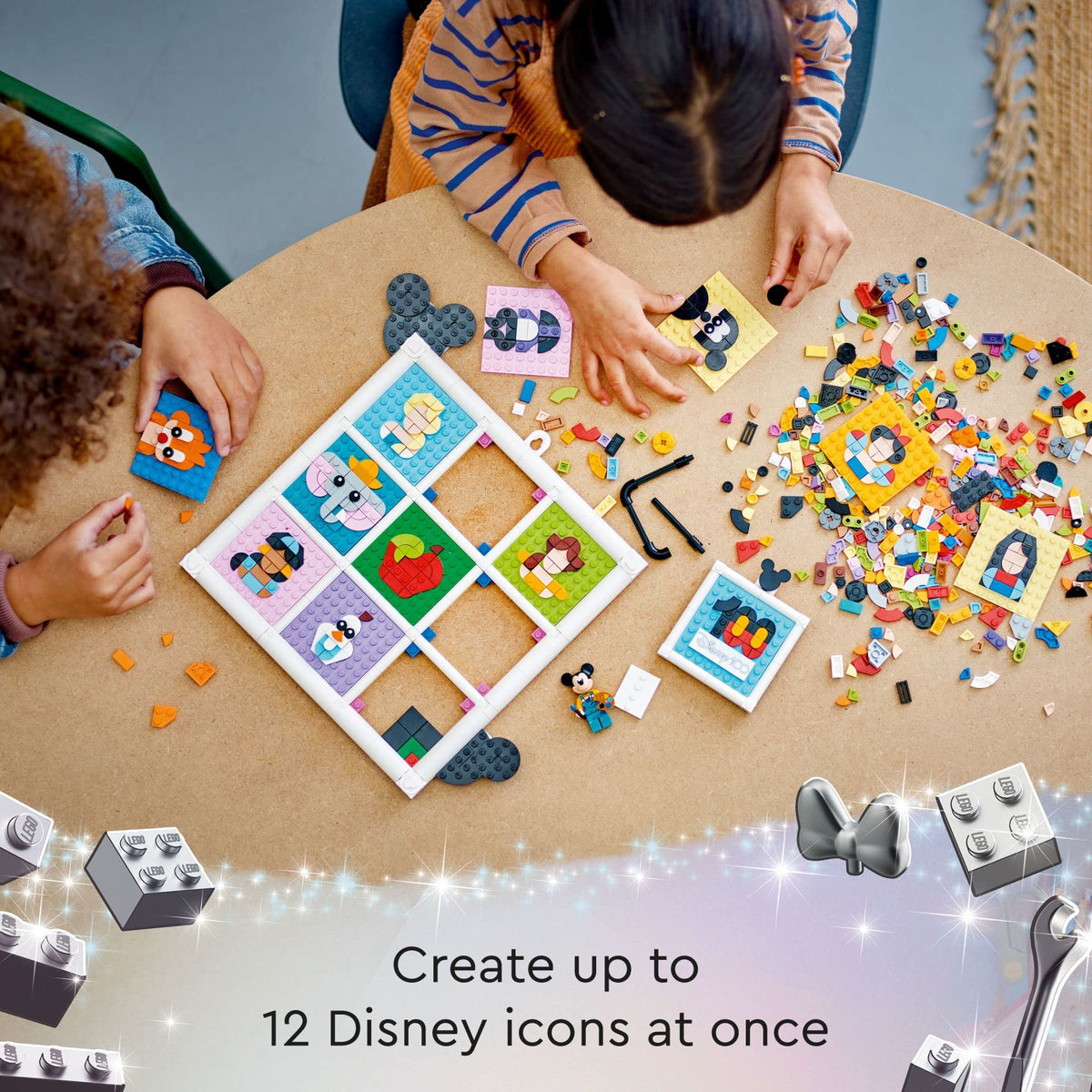 Buildable Disney Toy with Mickey Mouse Minifigure H6096