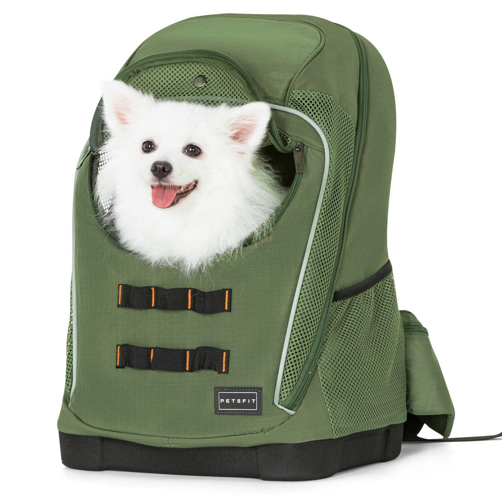 Green Pet Dog Carrier Backpack with Large Ventilations Z2277