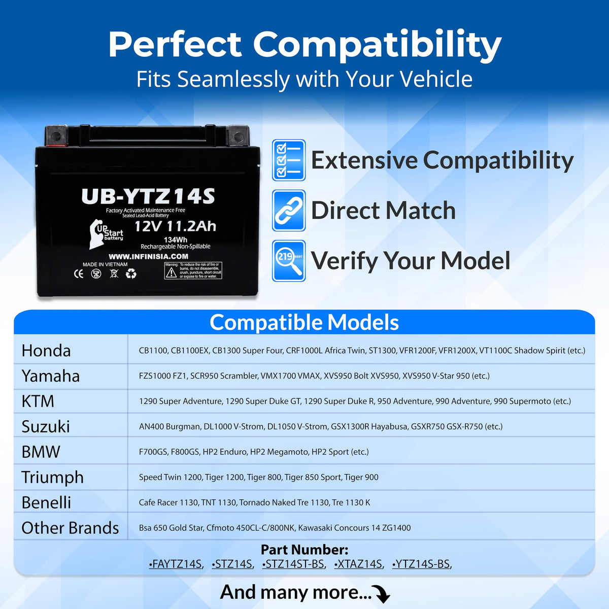 12V 11.2Ah Battery P8762