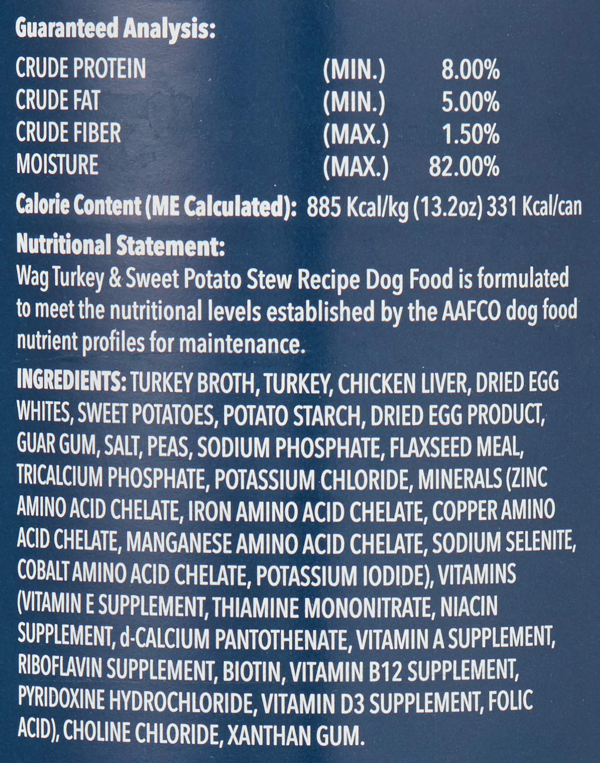 Turkey & Sweet Potato Recipe Canned Dog Food 13.2 oz Can Pack of 12 J640