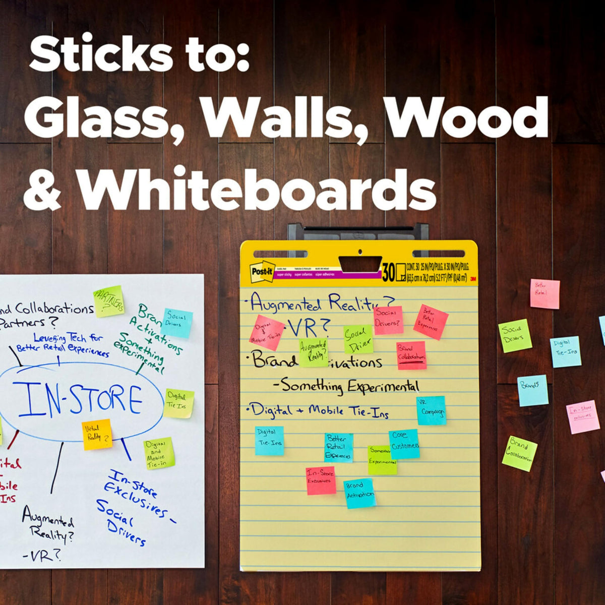 Yellow Lined Self Stick Flip Chart Paper S109360