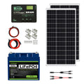 200W 12V Solar Panel Kit with 50Ah LiFePO4 Battery and 30A MPPT Charge Controller A963