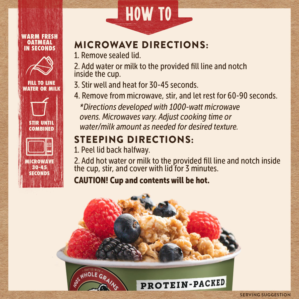 Instant Protein Maple & Brown Sugar Oatmeal, 2.12oz (Pack of 12) K185504