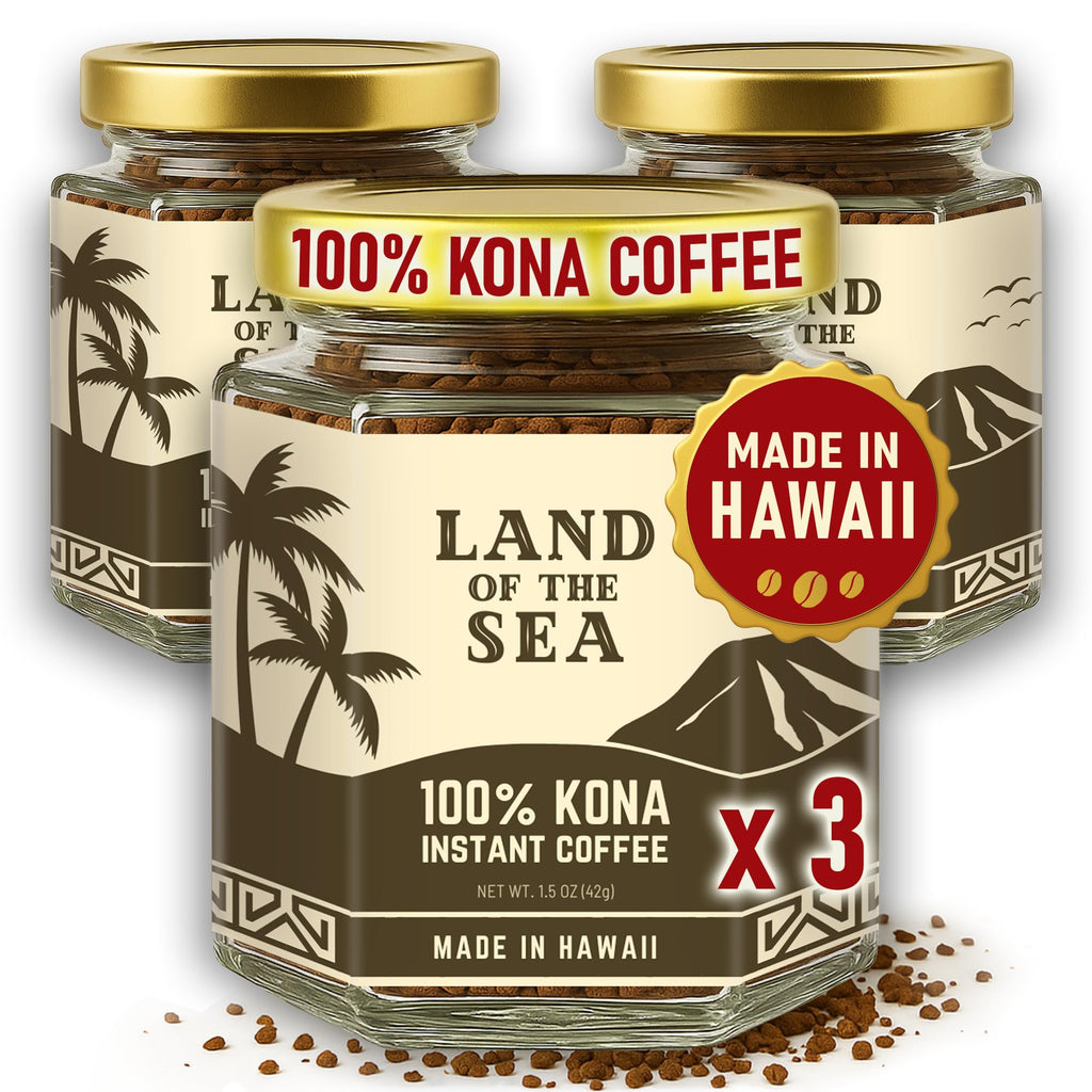 Hawaiian Instant Coffee 3 Packs Medium Roast Freeze Dried Arabica R83176