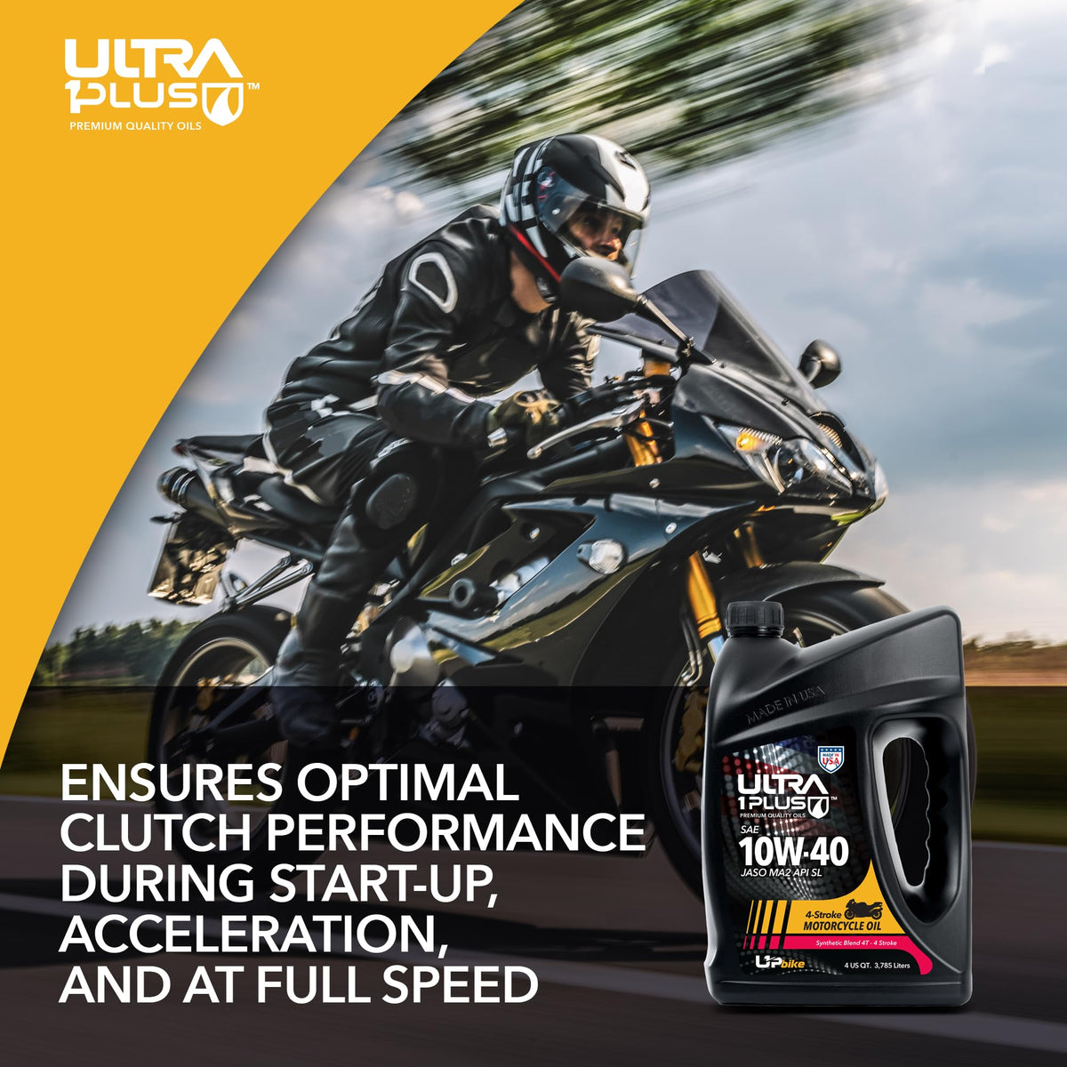 10W-40 Synthetic Blend Motorcycle Oil 1 Gallon M48691