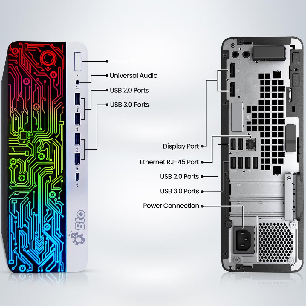 Intel Core i5 16GB DDR4 1TB SSD GT 1030 Gaming Desktop PC with 24 Inch Monitor B597379