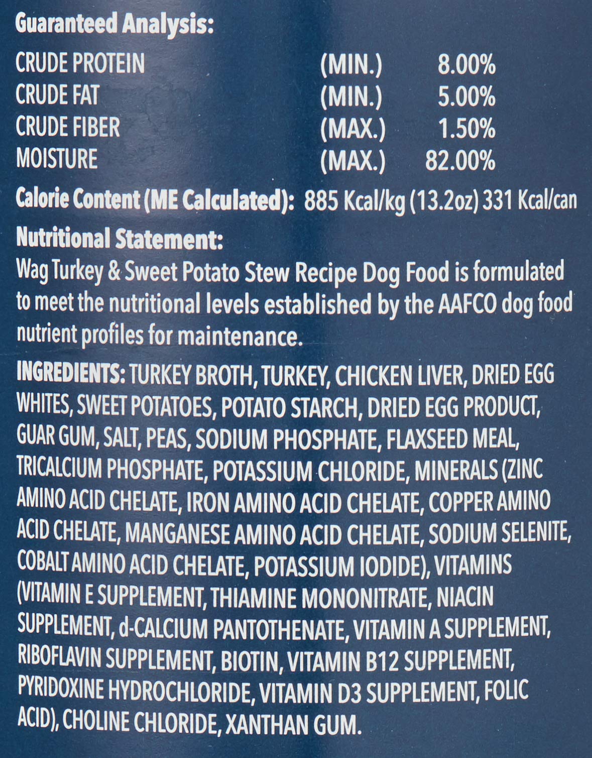 Turkey & Sweet Potato Recipe Canned Dog Food 13.2 oz Can Pack of 12 J640