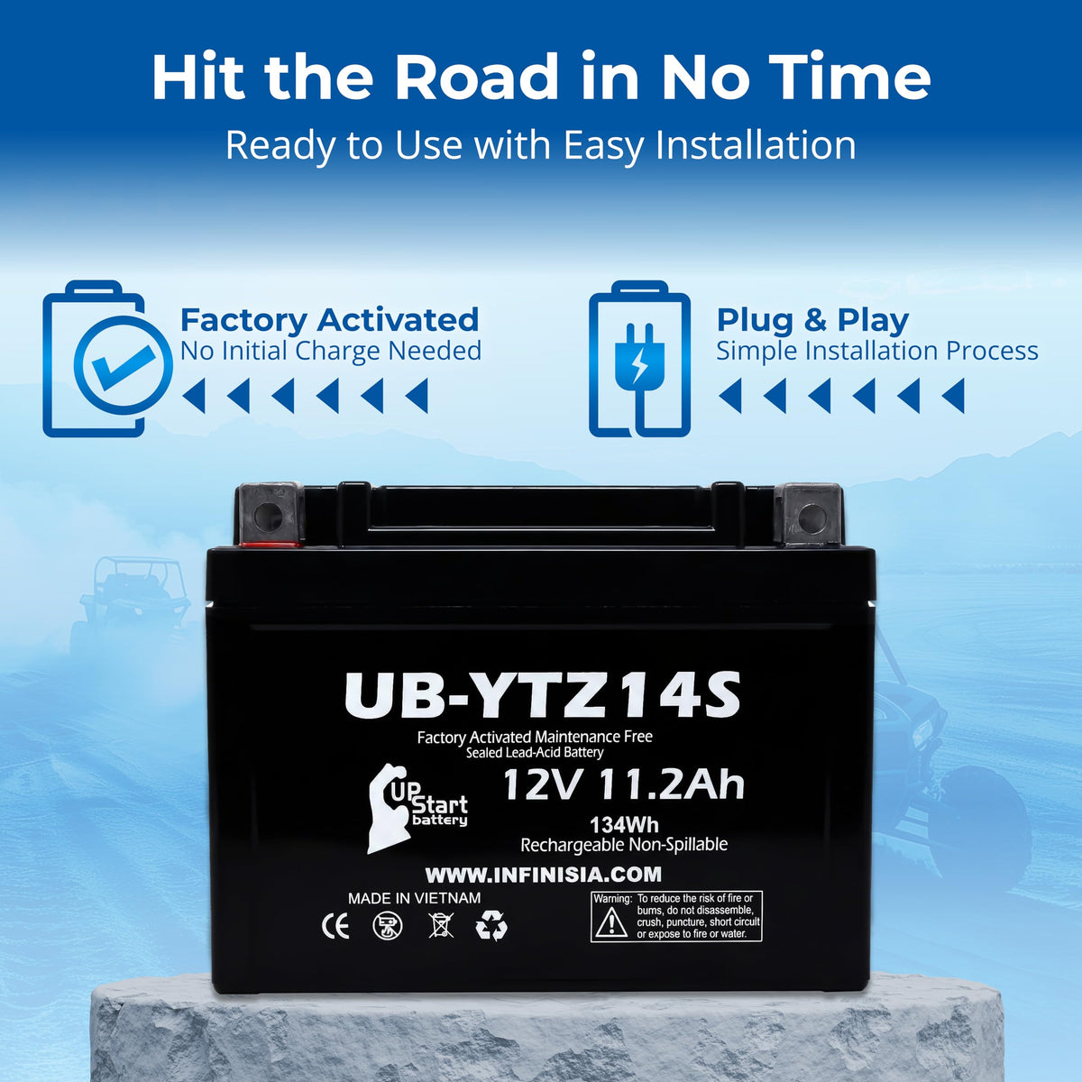 12V 11.2Ah Battery P8762