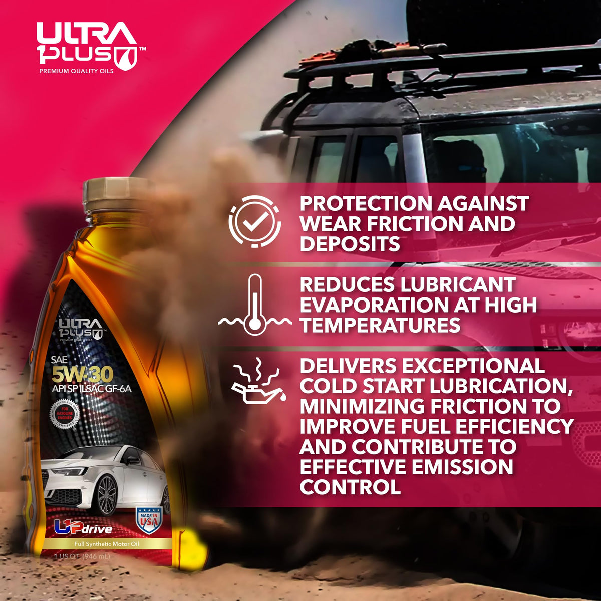 5W-30 Full Synthetic Motor Oil & Antifreeze Coolant A52059