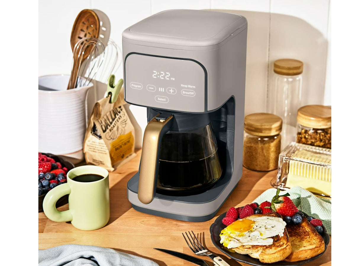 12-Cup Programmable Coffee Maker with Glass Carafe Q303