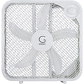 20" Box Fan, 3 Settings, Carry Handle, White L6580