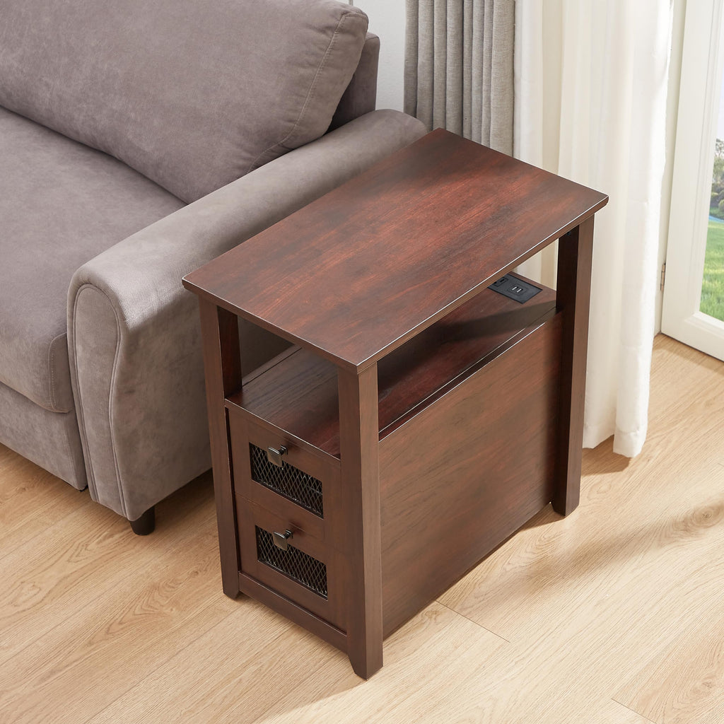XXL End Table with Charging Station S283