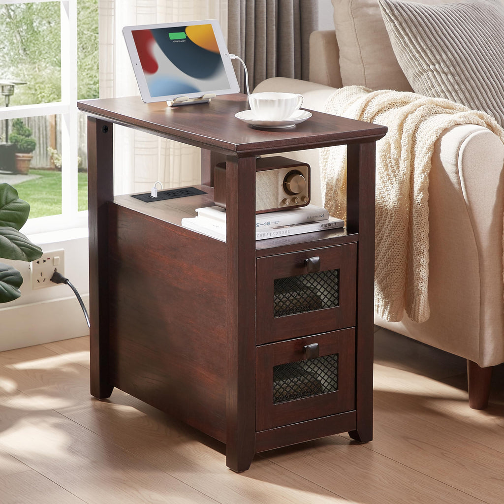 XXL End Table with Charging Station S283