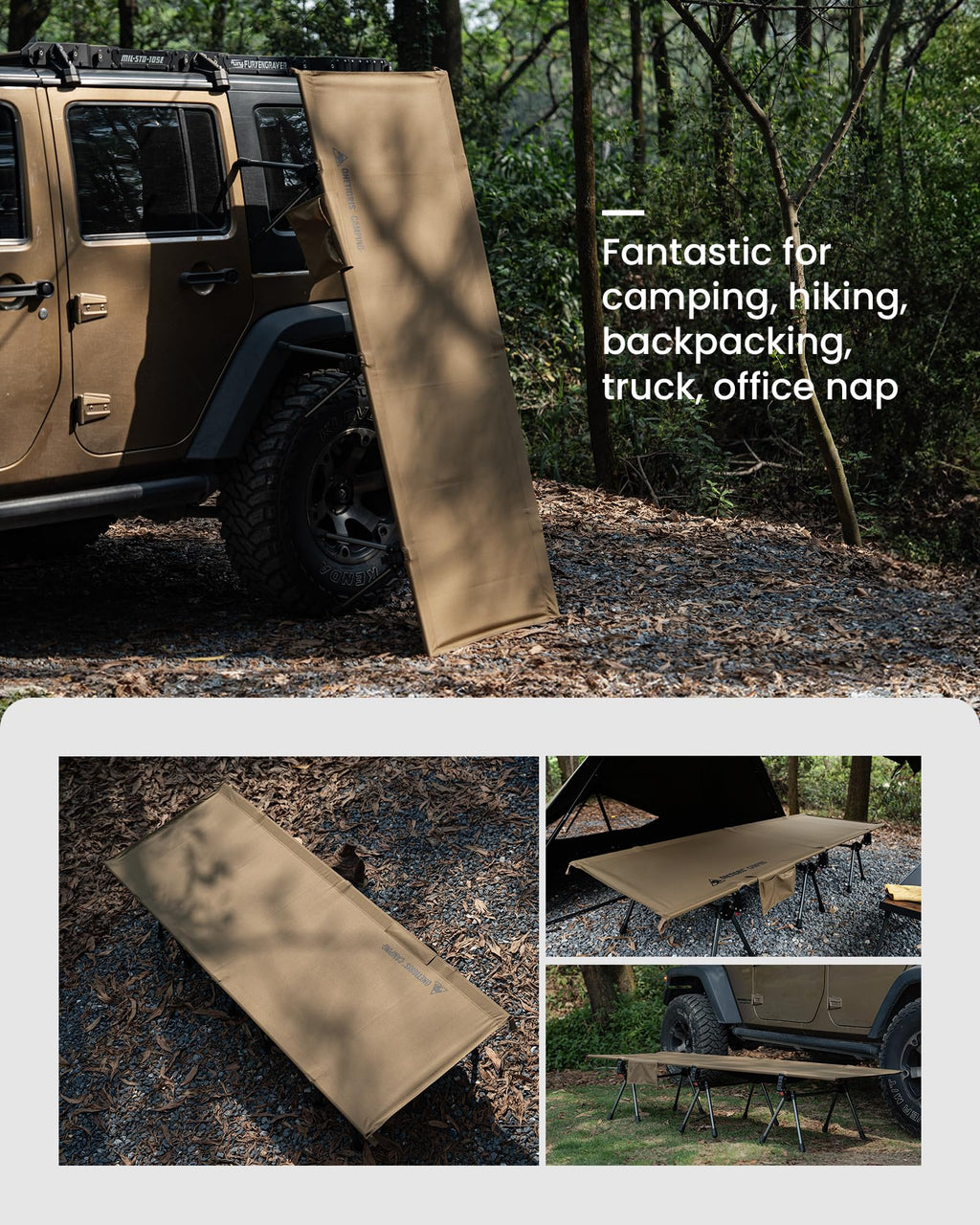 Height Adjustable Folding Camping Cot B104964
