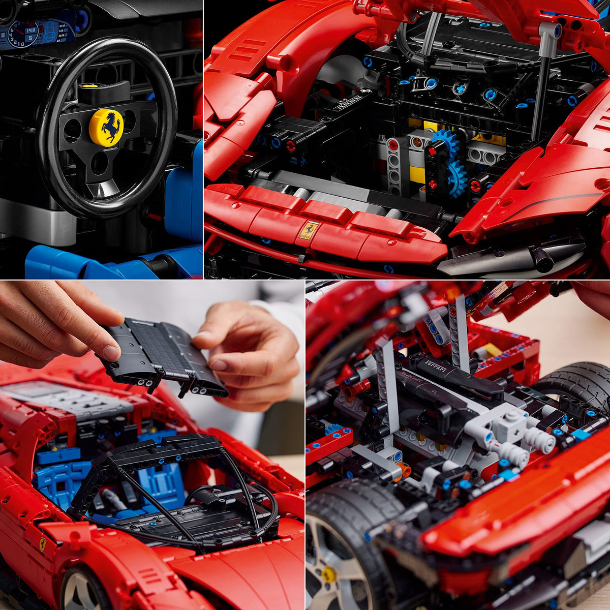 1:8 Scale Race Car Model Building Kit M122547