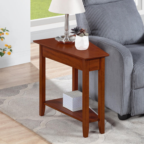 24" Cherry End Table with Storage Shelf S7473