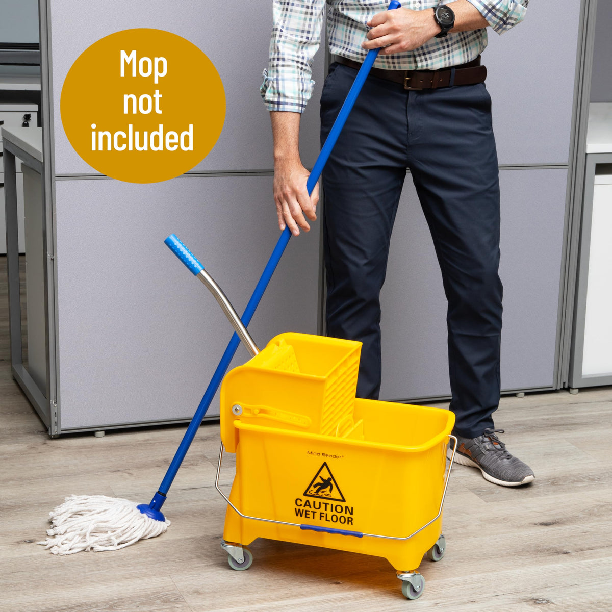 5.5-Gallon Mop Bucket with Wringer S74497