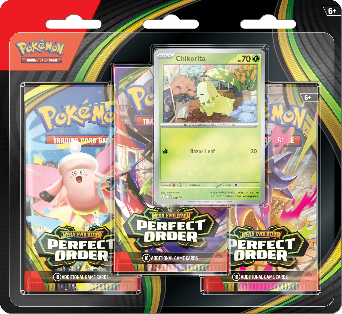 Pokemon TCG 3 Pack Blister E6549